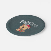 Fa La La La La La La La kerstkat Singing | Papiere Papieren Bordje (Gekanteld)