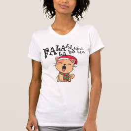 Fa La La La La La La La kerstkat Singing | SHIRT