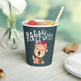 Fa La La La La La La La La Kerstdog Singing | Papi Papieren Bekers