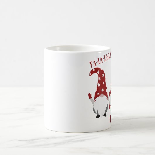 Fa La La La La La La Santas Gnomes  Koffiemok (Center)