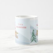 Fa-la-la-la-la-la sleighing Fancy kat-mok Koffiemok (Center)