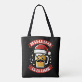 Fa La La La La Lager Grappig Lelijk Kerstontwerp Tote Bag (Achterkant)