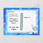 Fa La La La La Lama persoonlijke kerstmis Briefkaart (Achterkant)