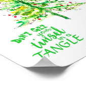 Fa La La La La Tree Poster (Hoek)