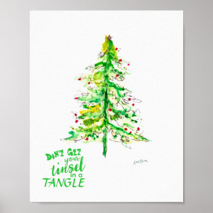 Fa La La La La Tree Poster