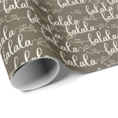 Fa La La La La Wrapping Paper Cadeaupapier (Rol Hoek)