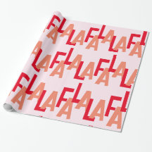 Fa La La La La Wrapping Paper