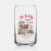 Fa La La La Laat Me Met Rust Ik Lees Blikvorm Glas (Achterkant)