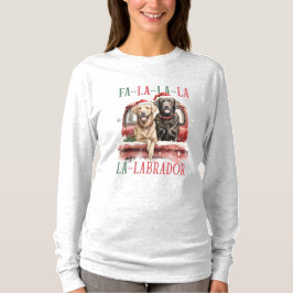 FA LA LA LA Labrador T-shirt