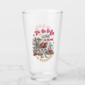 Fa La La La Leave Me Alone I'm Reading  Glas (Achterkant)