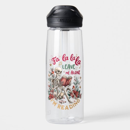 Fa La La La Leave Me Alone I'm Reading Waterfles (Achterkant)