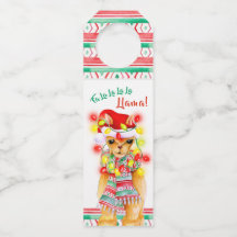 Fa La La La Llama! grillige waterverf kerst