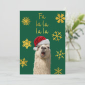 Fa La La La Llama Kaart (Staand voorkant)