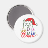 Fa la la la Llama Kerstmis | Magneet (Voorkant / Achterkant)