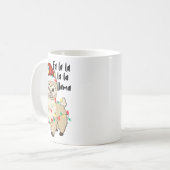 Fa La La La Llama Koffiemok (Voorkant links)