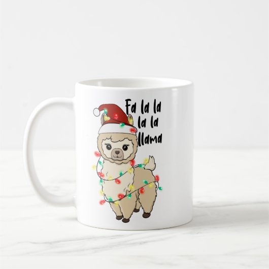 Fa La La La Llama Koffiemok (Links)