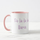 Fa-la-la-la-llama leuke kerst mok (Links)