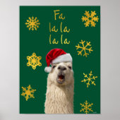 Fa La La La Llama Poster (Voorkant)
