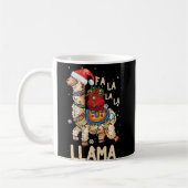 Fa La La La Llama Shirt Kerstmis Koffiemok (Links)