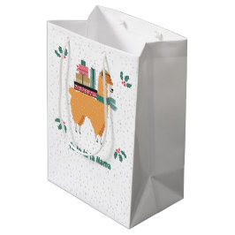 Fa la la la llama vakantiegeschenktas medium cadeauzakje