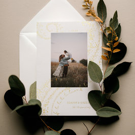 Fa La La La Magical Gold Kerstcarol Song 1 Foto Folie Feestdagenkaart