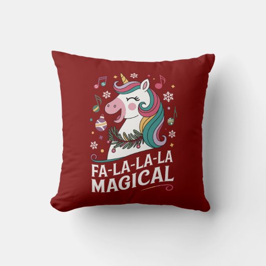 Fa-la-la-la magische kerst kussen (Voorkant)