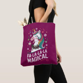 Fa-la-la-la magische kerst tote bag (Dichtbij)