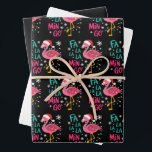 Fa La La La Mingo Christmas Flamingo Pink Lover Inpakpapier Vel<br><div class="desc">Fa La La La Mingo Christmas Flamingo Pink Lover</div>