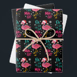 Fa La La La Mingo Christmas Flamingo Pink Lover Inpakpapier Vel<br><div class="desc">Fa La La La Mingo Christmas Flamingo Pink Lover</div>