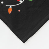 Fa La La La Mingo Flamingo Christmas Lover  Fleece Deken (Hoek)