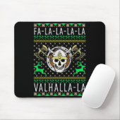 Fa-la-la-la Valhalla-la Viking God Ugly Christmas  Muismat (Met muis)