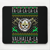 Fa-la-la-la Valhalla-la Viking God Ugly Christmas  Muismat (Voorkant)