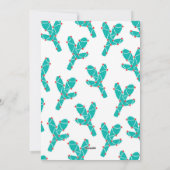 Fa la la Lama Gelukkig Kerstfeest Uitnodiging (Achterkant)