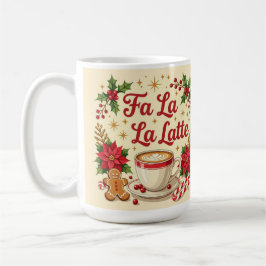 Fa la la latte pepernootkoekjes koffiemok