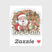 Fa-la-la-Latte Sticker (Vel)