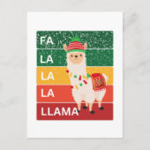 FA LA LA LLAMA BRIEFKAART (Voorkant)