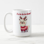 Fa La La Llama Christmas Mok – Leuk vakantiegesche (Links)