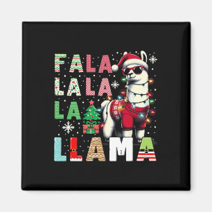 Fa La La Llama Funny Llama Christmas Dierenvriend Magneet