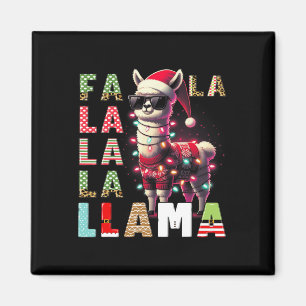 Fa La La Llama Funny Llama Christmas Dierenvriend Magneet