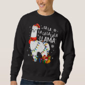 Fa La La Llama Funny Shirt Kerstmis (Voorkant)