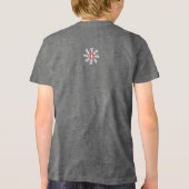 Fa La La Llama | Gezellige Warme Winter Llama Kers Tri-Blend Shirt (Achterkant)