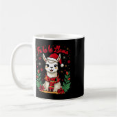 Fa La La Llama Grappig Llama Kerst Alpaca Dier Koffiemok (Links)