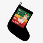 FA LA LA LLAMA GROTE KERSTSOK (Voorkant (Hangend))