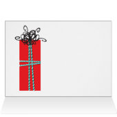 Fa la la Llama Holiday Greeting Card (Binnen Horizontaal (Boven))