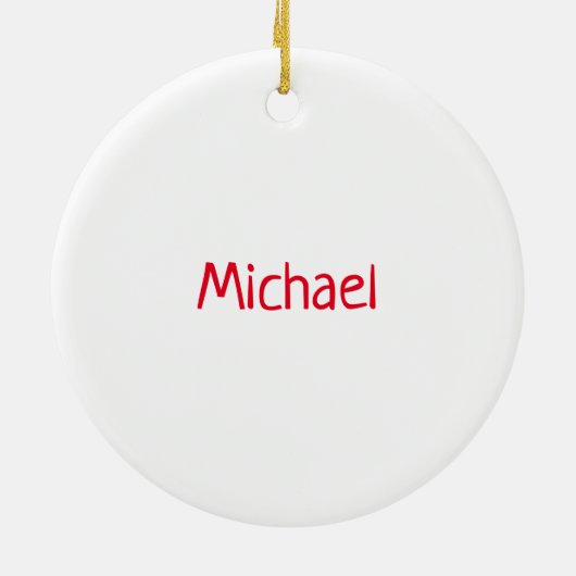 Fa La la Llama Keramisch Ornament (Achterkant)