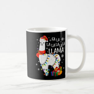Fa La La Llama Kerst Morsig Lllama Liefhebber Xmas Koffiemok