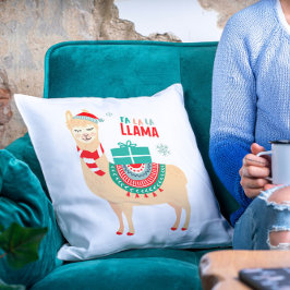 Fa La La Llama | Kerstmis Kussen