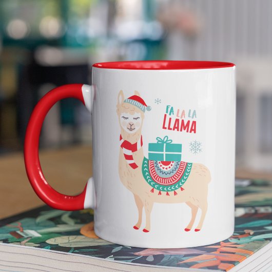 Fa La La Llama | Kerstmis Mok