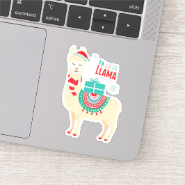 Fa La La Llama | Kerstmis Sticker