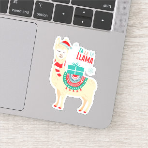 Fa La La Llama   Kerstmis Sticker